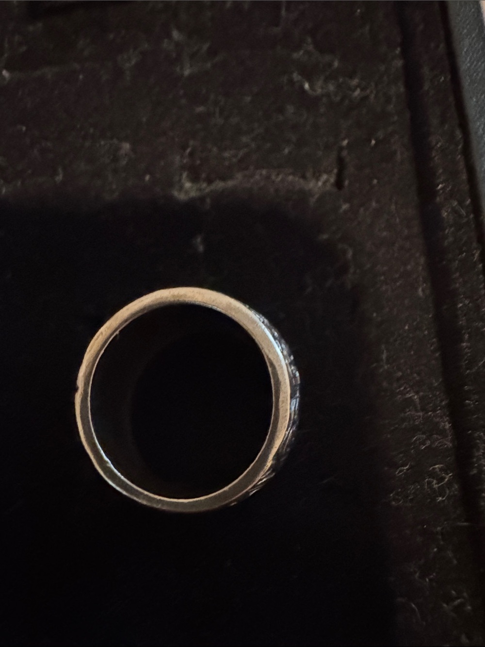 Silpada Floral Etched Wide Band Ring - Sterling Silver 925 - Picture 3 of 4